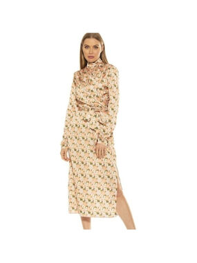 Alexia Admor New! Mock Neck Floral Midi Dress
